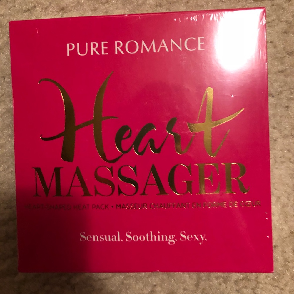 Massage heart and candle oil
